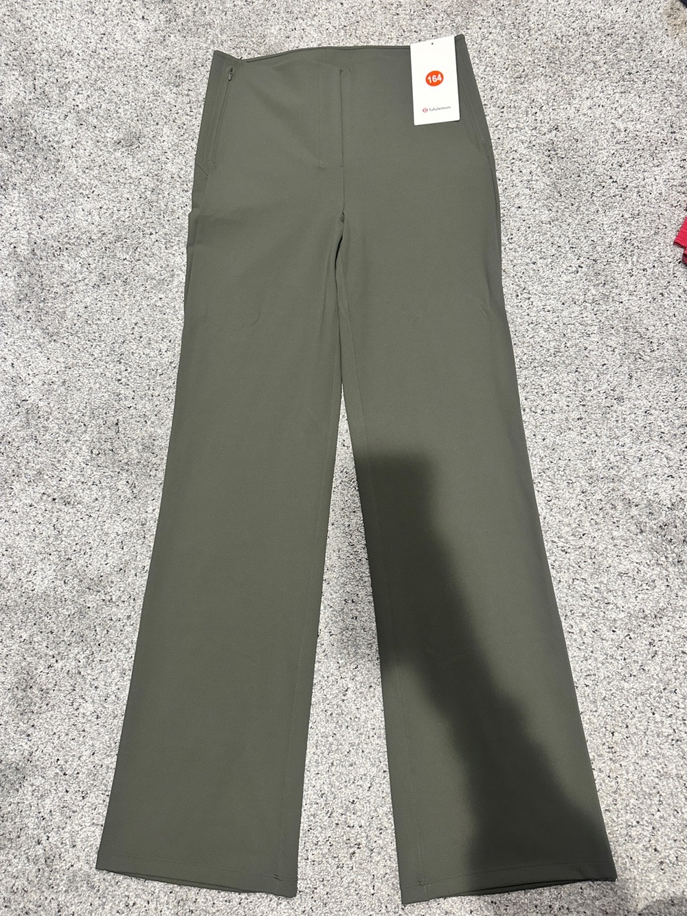 Lululemon Smooth Fit Pull-On High-Rise Pant Army Green Size 10 NWT 32